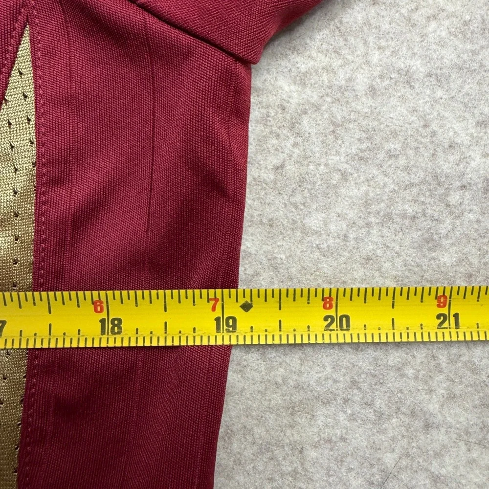 Adidas Arsenal FC Jersey Maroon Gold ClimaCool Soccer Shirt Mens Small +15 2006